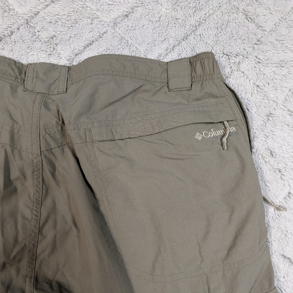 Columbia Pants Men's Large Gray Green Titanium Convertible Cargo Omni Dry Nylon - Picture 10 of 10
